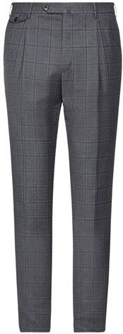 Uomo Pantalone Piombo 46 100% Lana Vergine