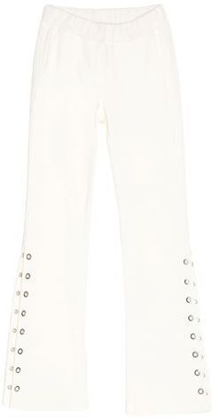 Donna Pantalone Bianco 42 100% Cotone