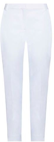 Donna Pantalone Bianco 40 97% Cotone 3% Elastan