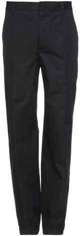 Uomo Pantalone Nero 46 100% Cotone