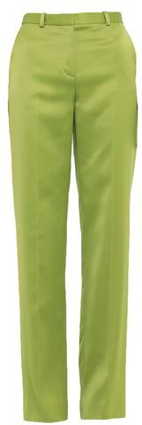 Donna Pantalone Verde chiaro 38 100% Viscosa