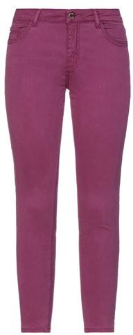 Donna Pantalone Melanzana 27 97% Cotone 3% Elastan