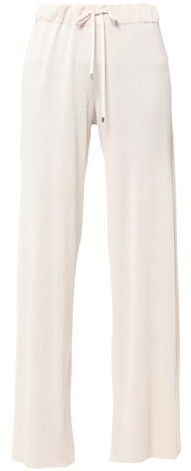 Donna Pantalone Avorio 44 100% Seta