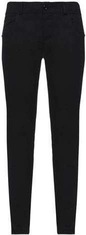 Donna Pantalone Nero M 97% Cotone 3% Elastan