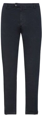 Uomo Pantalone Blu scuro 44 98% Cotone 2% Elastan