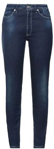 Donna Pantaloni jeans Blu 24 92% Cotone 6% Elastomultiestere 2% Elastan
