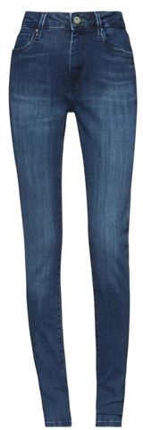 Donna Pantaloni jeans Blu 24W-32L 92% Cotone 6% Poliestere 2% Eco Poliestere