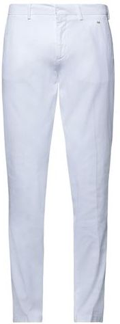 Uomo Pantalone Bianco 46 98% Cotone 2% Elastan