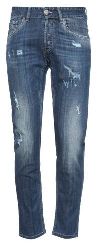 Uomo Pantaloni jeans Blu 28W-30L 98% Cotone 2% Elastan