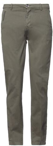 Uomo Pantalone Verde militare 29 98% Cotone 2% Elastan