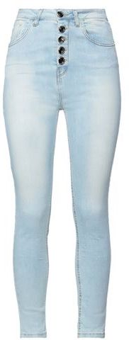 Donna Pantaloni jeans Blu 42 98% Cotone 2% Elastan