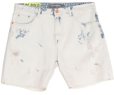 Uomo Shorts jeans Bianco 38 100% Cotone