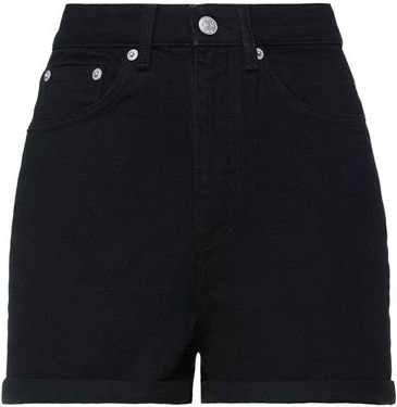 Donna Shorts jeans Nero 38 100% Cotone