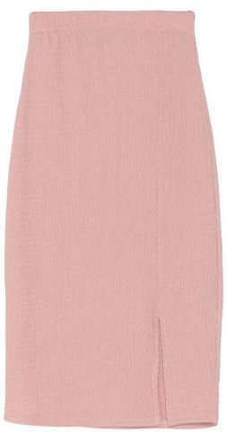 Donna Gonna midi Rosa antico M 98% Poliestere 2% Elastan