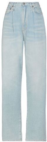 Donna Pantaloni jeans Blu 26 100% Cotone