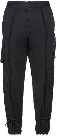 Uomo Pantalone Nero 50 97% Cotone 3% Elastan