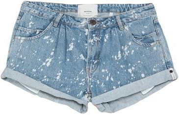 Donna Shorts jeans Blu 28 80% Cotone 20% Cotone riciclato