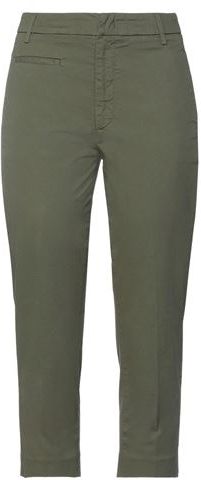 Donna Pantalone Verde militare 40 96% Cotone 4% Elastan