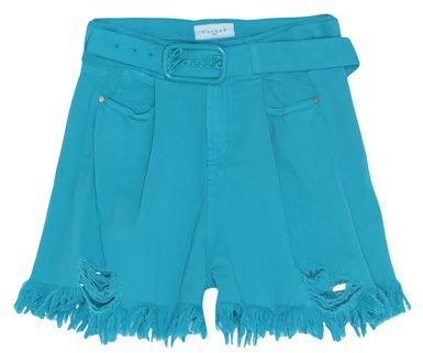 Donna Shorts jeans Azzurro 26 100% Cotone