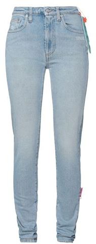 Donna Pantaloni jeans Blu 26 99% Cotone 1% Elastan