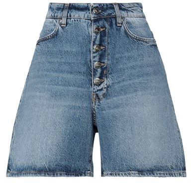 Donna Shorts jeans Blu 24 72% Cotone 28% Canapa Poliestere