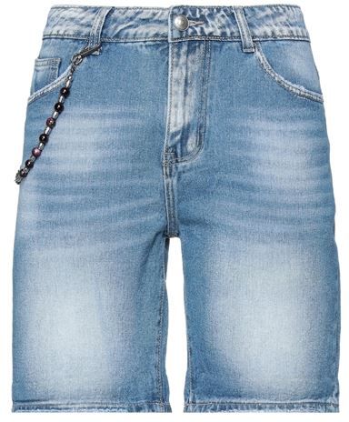 Uomo Shorts jeans Blu 38 97% Cotone 3% Viscosa