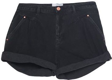 Donna Shorts jeans Nero 30 80% Cotone 20% Cotone riciclato