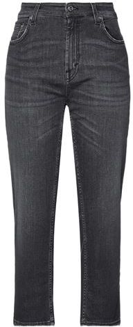 Donna Pantaloni jeans Nero 25 97% Cotone 3% Elastan