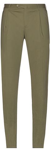 Uomo Pantalone Verde militare 46 98% Cotone 2% Elastan