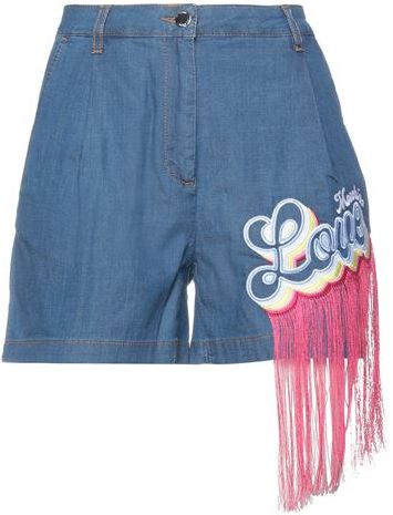 Donna Shorts jeans Blu 38 98% Cotone 2% Elastan