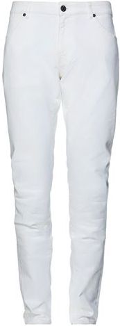 Uomo Pantaloni jeans Bianco 32 98% Cotone 2% Elastan