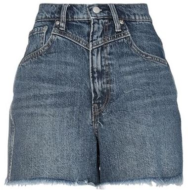 Donna Shorts jeans Blu 26 100% Cotone