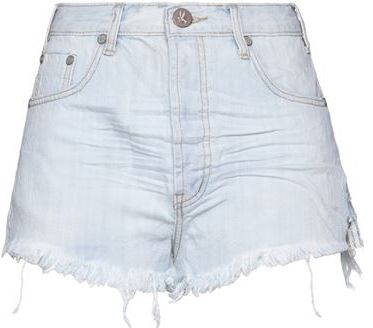 Donna Shorts jeans Blu 24 100% Cotone