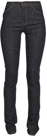 Donna Pantaloni jeans Nero 25 99% Cotone 1% Elastan