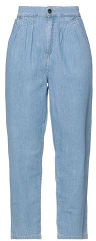 Donna Pantaloni jeans Blu 40 100% Cotone