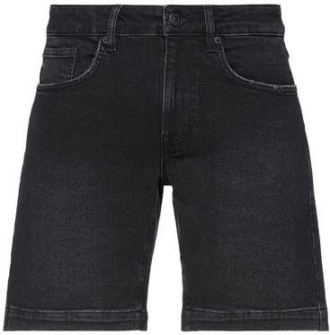 Uomo Shorts jeans Nero S 98% Cotone 2% Elastan
