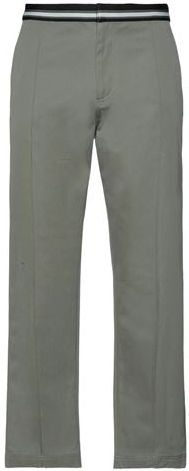 Uomo Pantalone Verde militare 48 100% Cotone