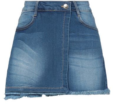 Donna Shorts jeans Blu S 98% Cotone 2% Elastan