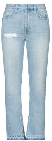 Donna Pantaloni jeans Blu 28 100% Cotone
