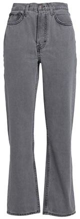 Donna Pantaloni jeans Grigio 24W-32L 100% Cotone