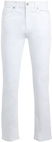 Uomo Pantalone Bianco 46 97% Cotone 3% Elastan