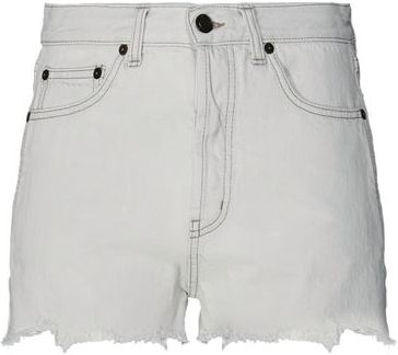 Donna Shorts jeans Avorio 27 100% Cotone