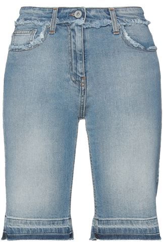 Donna Shorts jeans Blu 25 99% Cotone 1% Elastan