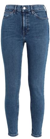 Donna Pantaloni jeans Blu 25W-32L 92% Cotone 5% Elastomultiestere 3% Elastan