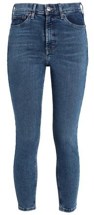 Donna Pantaloni jeans Blu 25W-30L 92% Cotone 5% Elastomultiestere 3% Elastan