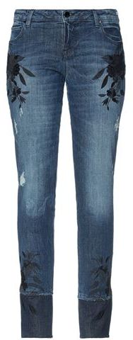 Donna Pantaloni jeans Blu 25W-32L 98% Cotone 2% Elastan