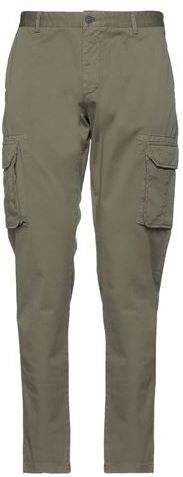 Uomo Pantalone Verde militare 29 98% Cotone 2% Elastan