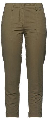 Donna Pantalone Verde militare 34 97% Cotone 3% Elastan