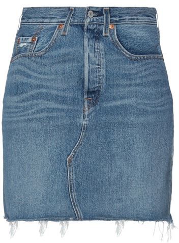 Donna Gonna jeans Blu 24 100% Cotone