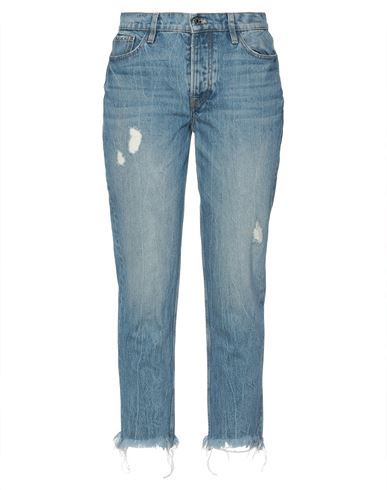 Donna Pantaloni jeans Blu 27 100% Cotone